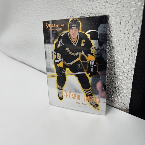 Lot of 3 Hockey Cards Holographic Mario Lemieux Pittsburgh Penguins - Picture 7 of 8